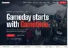 Gametime Catering website screenshot